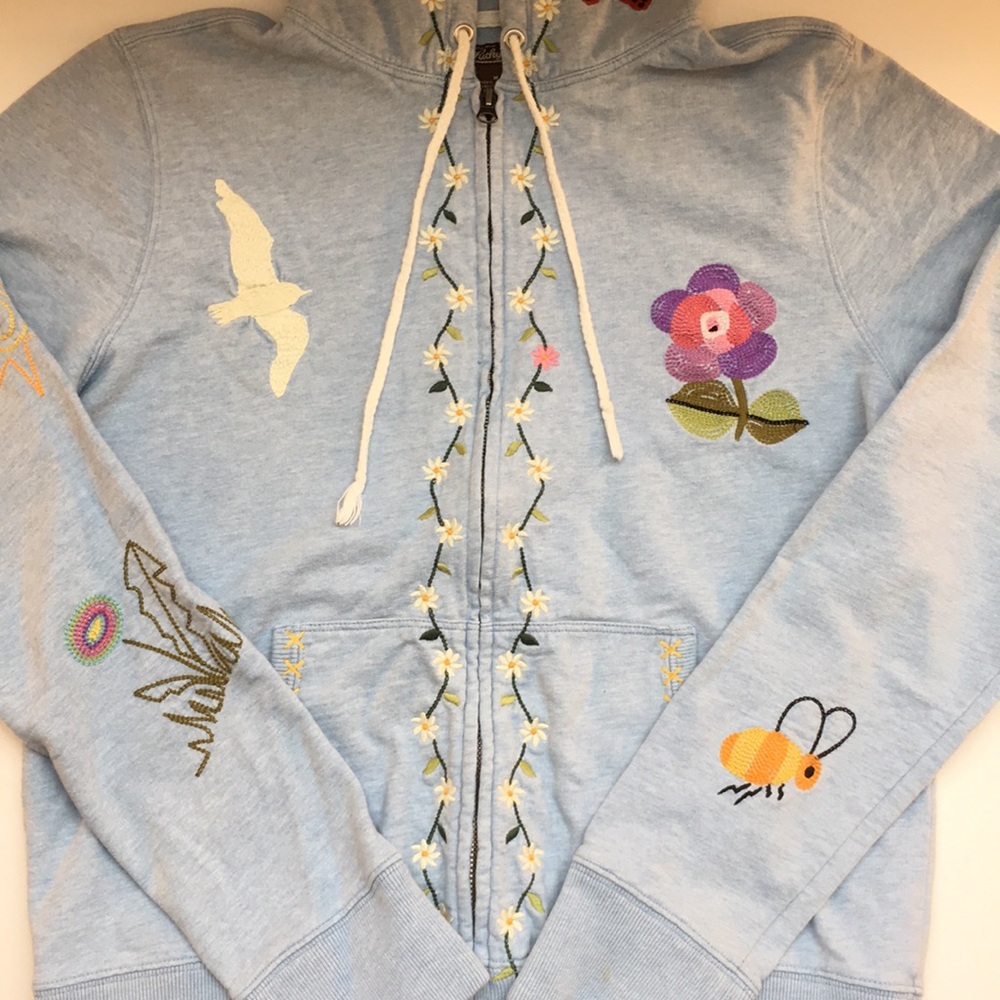 Lucky Brand zip-up hooded jacket (M)
